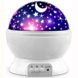 Link Night Light Projection Lamp, 360 Degree Rotating Moon And Stars Night Projector Turn Any Room Into A Far Out Galaxy To Explore
