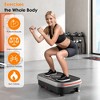 SEVOBAL Full Body Vibration Platform with Resistance Bands Crazy Fitness Massage Shaking Machine Lymphatic Drainage Weight Loss , Gray, - 3 of 4