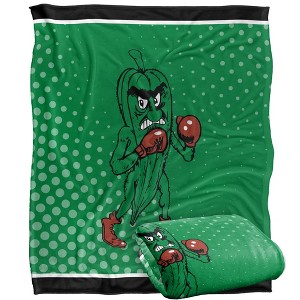 Delta State University Logo Dots Silky 50x60 Blanket, 1 Sided - 1 of 4