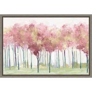 Amanti Art Blush Visions (Trees) by Allison Pearce Canvas Wall Art Print Framed 23 x 16-in. - 1 of 4