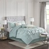 Gulches 7 Piece Tufted Comforter Set Seafoam King - 2 of 4