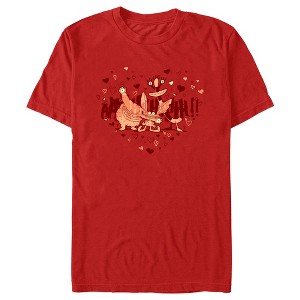 Men's Aaahh!!! Real Monsters Group Hearts T-Shirt - 1 of 4