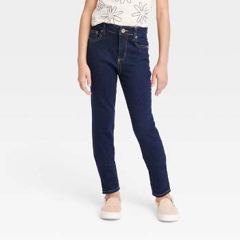 Boys' Relaxed Straight Fit Jeans - Cat & Jack™ Blue 7 Slim : Target