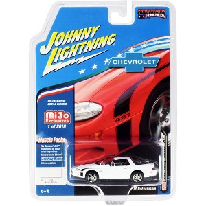 2002 Chevrolet Camaro ZL1 427 Arctic White "Muscle Cars USA" Ltd Ed 2016 pcs 1/64 Diecast Model Car by Johnny Lightning - 1 of 3