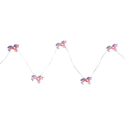 Northlight 10-Count LED Pink Unicorn Fairy Lights - Warm White