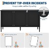 59" W Buffet Cabinet with Storage, Kitchen Storage Cabinet Wood Console Table Coffee Bar Accent Cabinets - 4 of 4