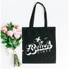 City Creek Prints Beach Vibes Palm Trees Canvas Tote Bag - 15x16 - Black - 2 of 2