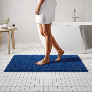 Mayshine Luxury Bathroom Mats, Ultra-Soft Bathmat, Plush Chenille Bathroom Rug Runner, Super Absorbent and Non-Slip - 1 of 4