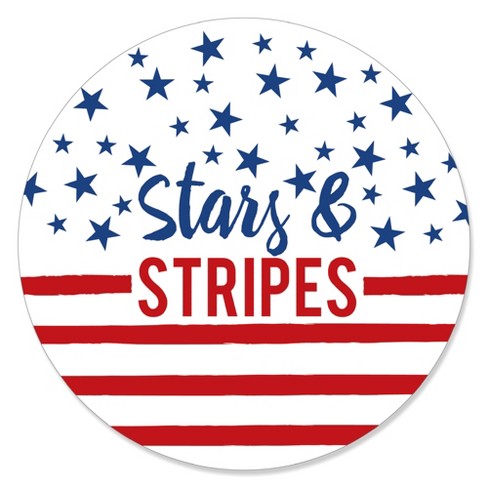 July 4th Star Stickers, Adhesive Stars, Patriotic Stickers