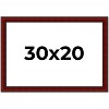 PosterPalooza | Weathered Red Picture Frame - UV Acrylic, Backing Board, Hanging Hardware Included - 2 of 4