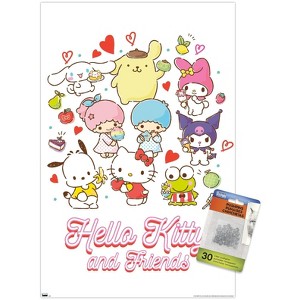 Trends International Hello Kitty and Friends - Kawaii Favorite Flavors Unframed Wall Poster Prints - 1 of 4