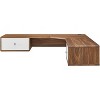 Modway Transmit 55Inch Wall Mount Corner Wood Office Desk - 3 of 3