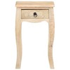 vidaXL Bed Cabinet 11 in.x11 in.x18.1 in. Solid Mango Wood - 2 of 4