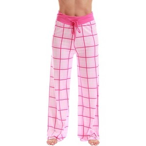 Just Love Womens Wide Leg Casual Comfy Flowy Loose Stretch - Palazzo Pajama Pants PJs - 1 of 3