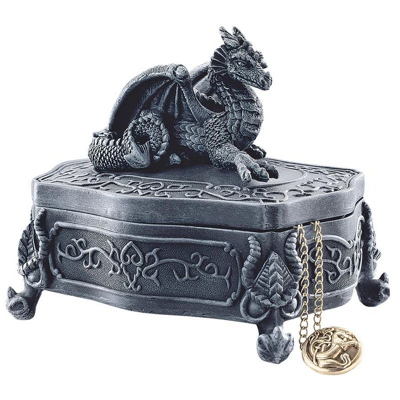 Design Toscano Legendary Dragon of Glenshire Lidded Box, 1 of 4