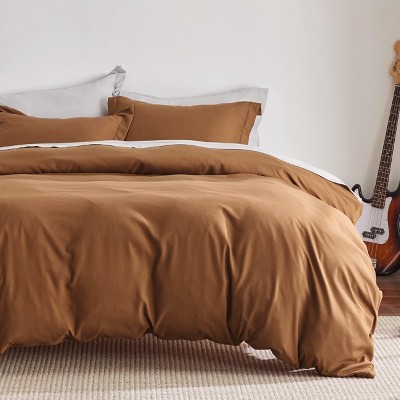 3 pieces Duvet Cover Soft Double Brushed Bedding Set for Kids & Adults Zipper Closure