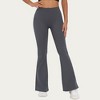 Anna-Kaci Active Women's High Waist Flare Leg Yoga Pants with Stretch Fit and Contoured Waistband - 2 of 4