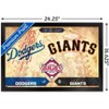 Trends International MLB Rivalries - Los Angeles Dodgers vs San Francisco Giants Framed Wall Poster Prints - 3 of 4