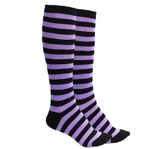 Thin Striped Pattern Knee High Socks from the Sock Panda (Women's Sizes, Adult Medium) - 1 of 3
