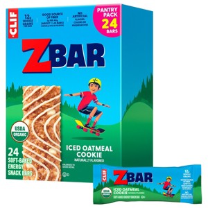 Zbar Iced Oatmeal Cookie Soft-Baked Energy Organic Granola Snack
