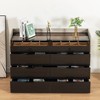 Okak Bluetooth LED Makeup Jewelry Cabinet with APP Control,Tempered Glass Buffet Storage & Kid-Safe Arc Corners,Touch Remote Vanity for Bedroom - 3 of 4