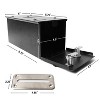 GSE Casino/Home Custom Poker Table Steel Rake Toke Drop Box for Poker, Blackjack or Other Casino Tables - 2 of 4