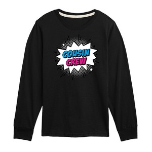 Boys' - Instant Message - Comic Cousin Crew Long Sleeve Graphic T-Shirt - 1 of 4