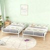 Luxystar Full XL Over Queen Bunk Bed, Metal Frame with Safety Guardrails, Split into Two Standalone Beds for Apartment - 2 of 4