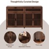 Storage Cabinet with Drawers, 55" Large Buffets & Sideboards with Adjustable Shelves, Brown - 4 of 4