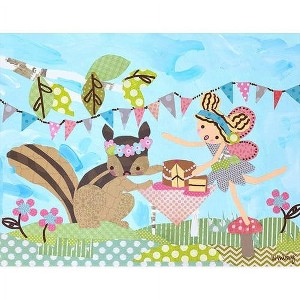 Oopsy Daisy's Birch Tree Fairies - Taste Of Cake Canvas Wall Art - Size 14x10 - 1 of 1