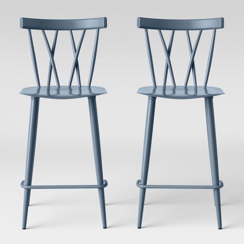 Simple Bar Stool With Back Support - Best of Exports