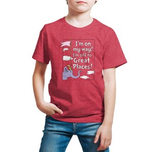 Boys' - Dr. Seuss - I'm On My Way Short Sleeve Graphic T-Shirt - 1 of 4