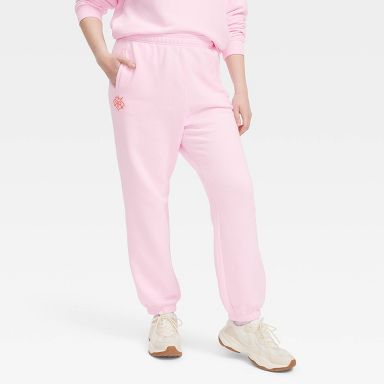 Women's Jogger Sweatpants Soft Pink - Roller Rabbit x Target XXS
