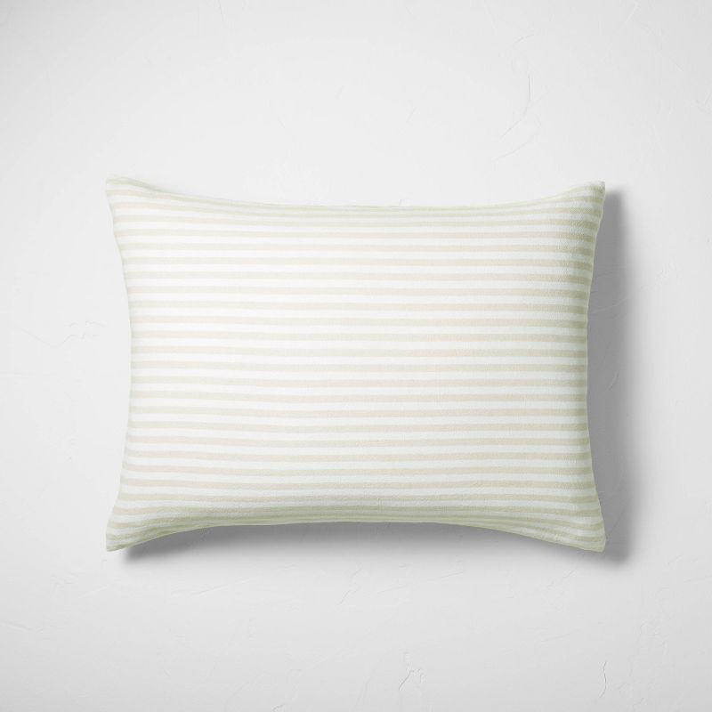Heavyweight Linen Blend Stripe Duvet & Pillow Sham Set - Casaluna™, 5 of 9