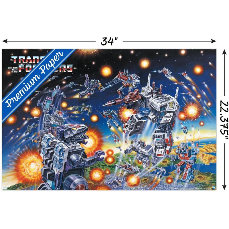 Trends International Hasbro Transformers - 1986 Key Art B Unframed Wall Poster Prints, 3 of 7