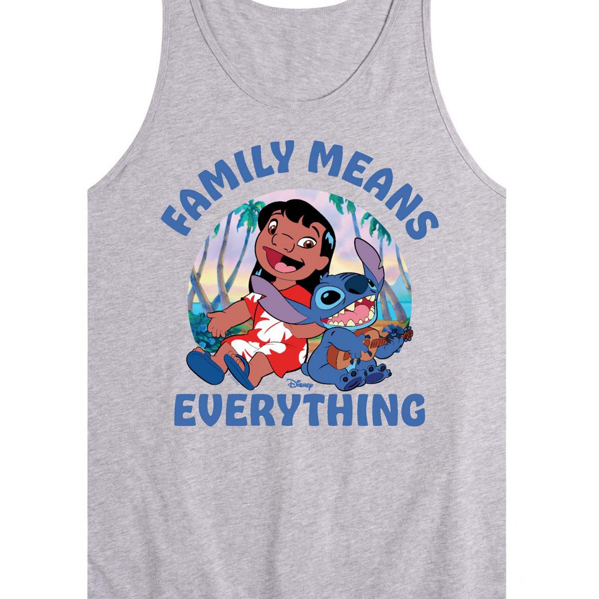 Men's - Lilo & Stitch - Family Means Everything Graphic Tank Top - thumbnail 2