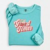 Simply Sage Market Good Times Cherries Lightweight Garment Dyed Sweatshirt - 2 of 4