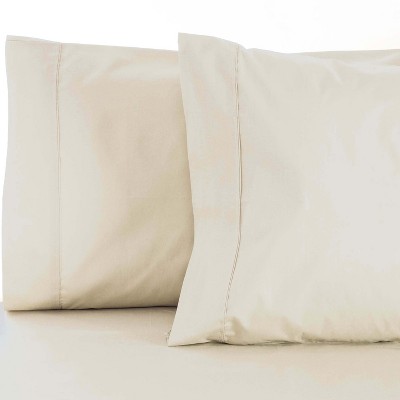 Cotton Blend 600 Thread Count Pillowcase Set of 2 by Blue Nile Mills