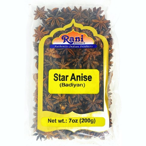 Star Anise Seeds (badian Khatai) - 7oz (200g) - Rani Brand Authentic ...