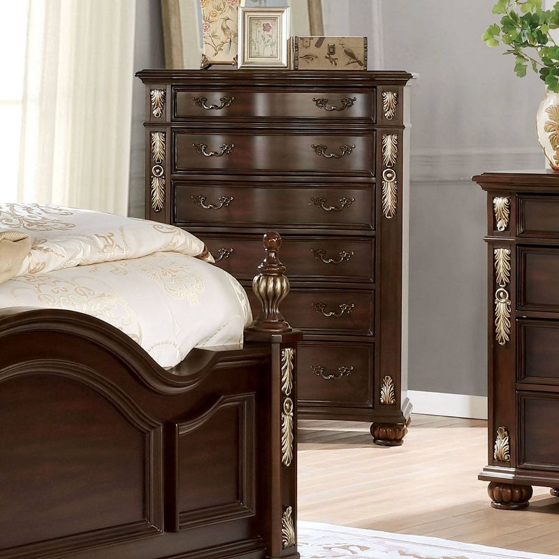 Mullberry 6 Drawer Chest Brown Cherry - HOMES: Inside + Out, 3 of 5