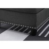 ChicFurnit Sectional Sofas Left Hand Facing Sofa and Chaise with Tufted Pillows and Nailhead Trim for Living Room, Dark Gray, 71"*98"*33" - 4 of 4