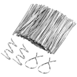 Unique Bargains Reusable Metal Twist Ties Bread Candy Bags 800 Pcs - 1 of 4