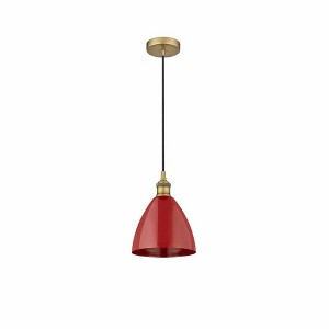 Plymouth Dome - 1 Light Cord Hung Mini Pendant In Industrial Style-11.25 Inches Tall and 7.5 Inches Wide - 1 of 1