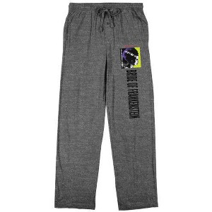 Universal Monsters The Bride of Frankenstein Character Square Adult Gray Heather Sleep Pajama Pants - 1 of 3