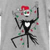 Girl's The Nightmare Before Christmas Jack Christmas Lights T-Shirt - image 2 of 4