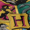Harry Potter Hogwarts School Crest Blanket 50"x60" Woven Tapestry - 4 of 4