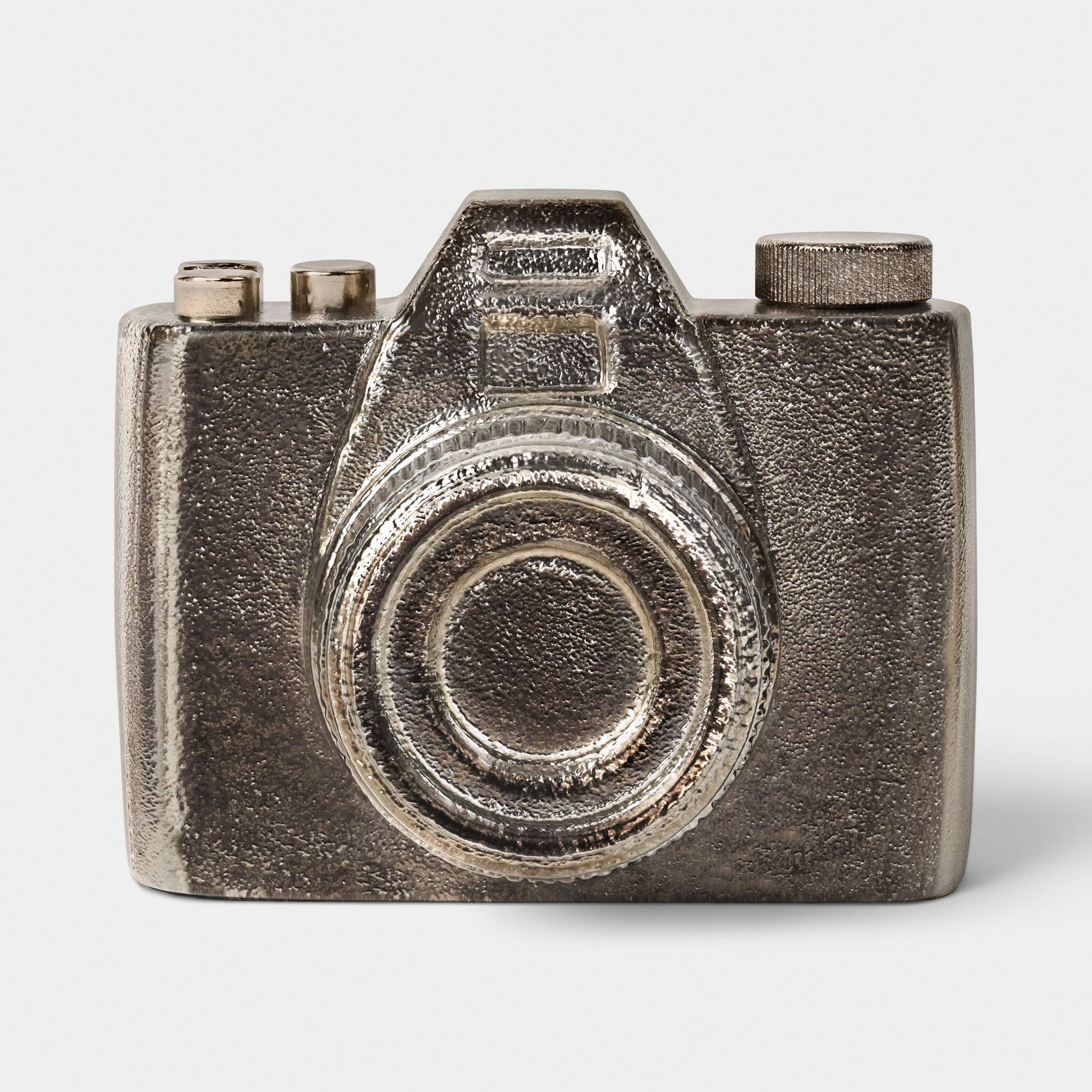 Cast Metal Silver Camera Silver - Room Essentials™