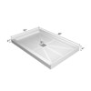 GreenEver Glasstone shower base SMC solid white finish 4832 - 3 of 4