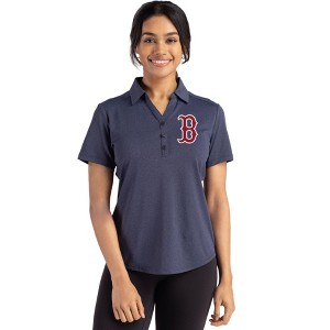 Boston Red Sox Cutter & Buck Forge Eco Stretch Recycled Womens Short Sleeve Polo - 1 of 1
