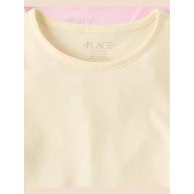 The Children's Place Girls Short Sleeve Tee 8-Pack Cream M (7/8) — фото 3